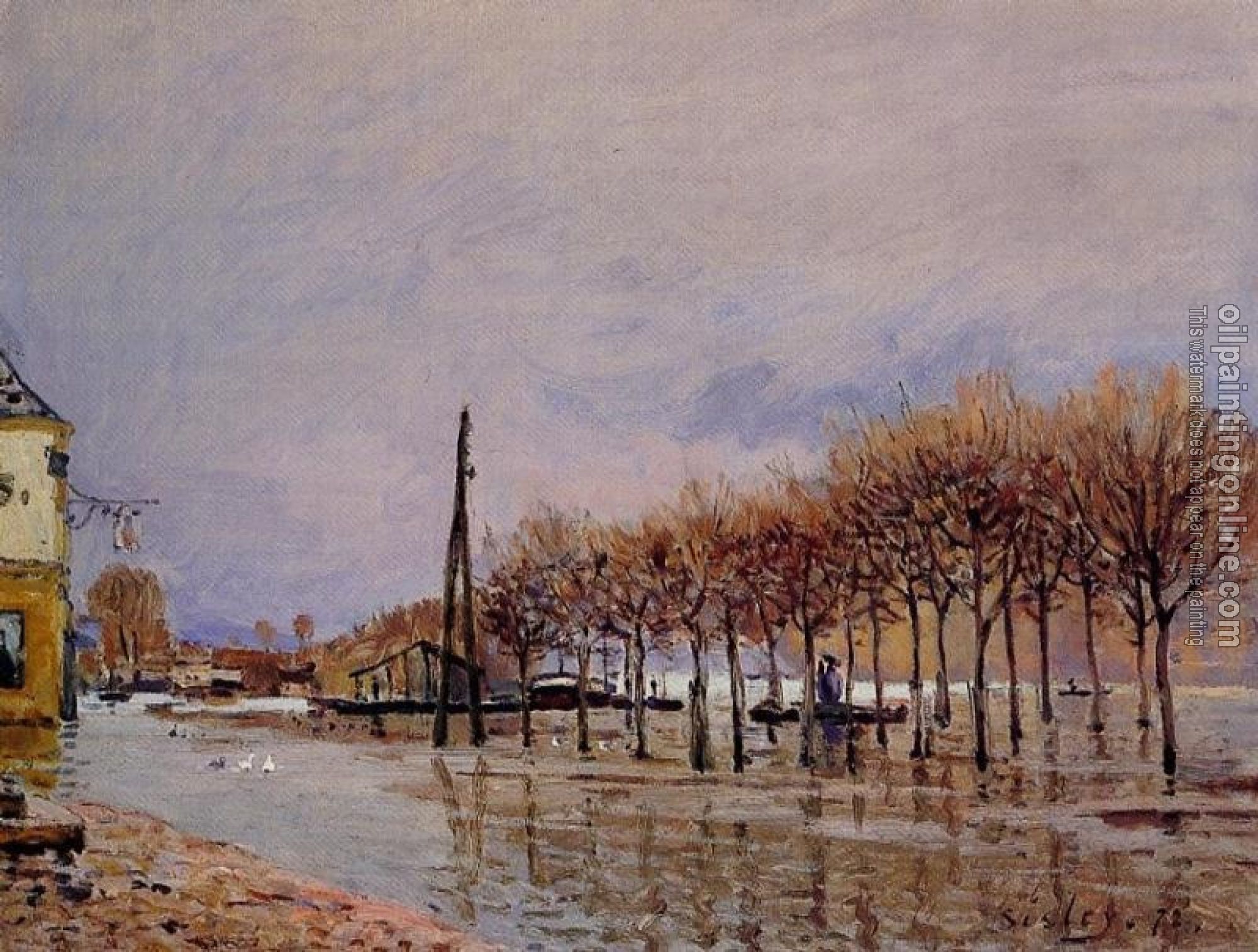 Sisley, Alfred - Flood at Port-Marly